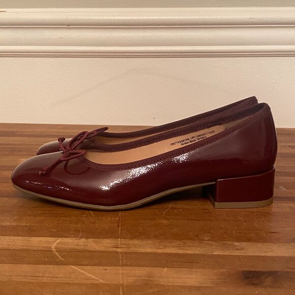 Shoes - Women's Size 6 Burgundy Ballet Block Heel